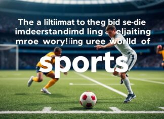 Den ultimative veiledningen til å forstå og nyte idrettsverdenen The ultimate guide to understanding and enjoying the world of sports