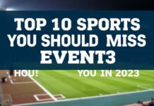 Topp 10 Sportsbegivenheter Du Ikke Bør Misse i 2023 Top 10 Sports Events You Shouldn't Miss in 2023