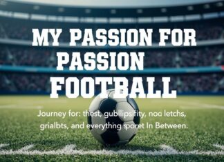 Min lidenskap for fotball: En reise gjennom triumpher, nederlag og alt i mellom My Passion for Football: A Journey Through Triumphs, Defeats, and Everything In Between