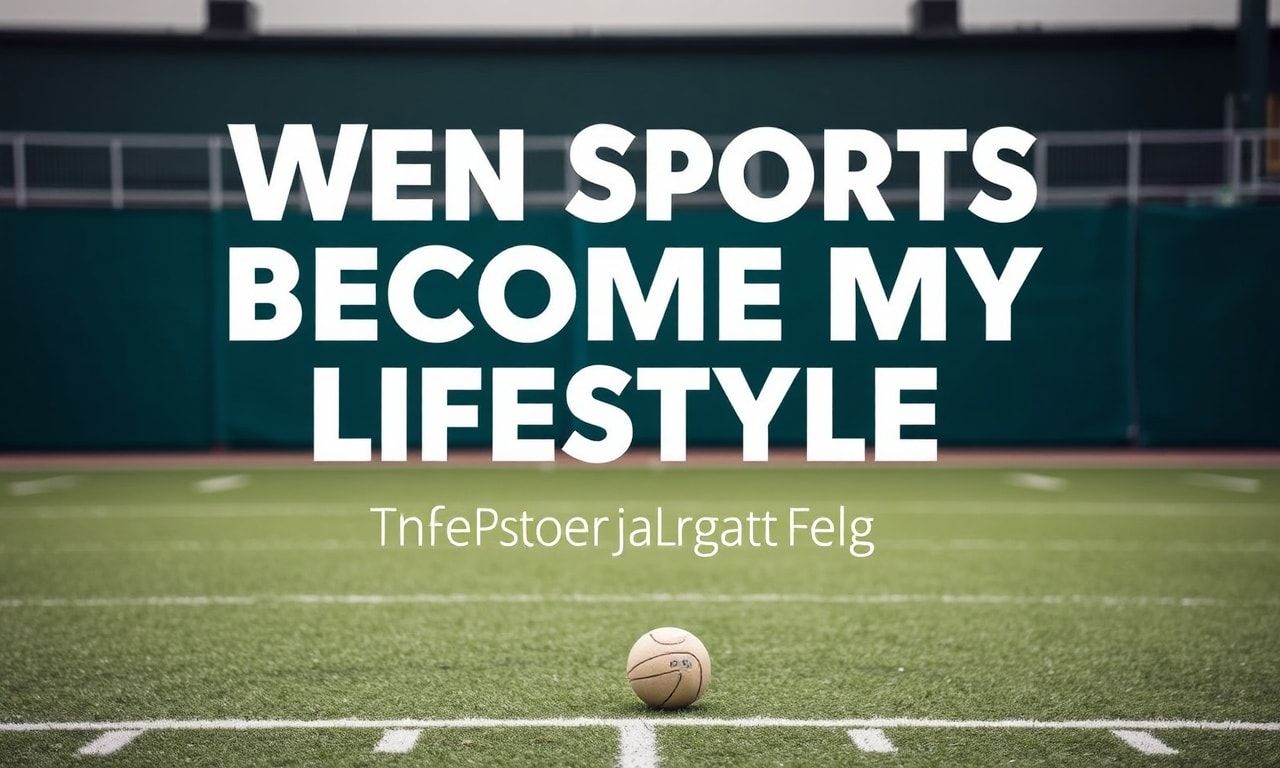 Når Sporten Blir Livsstilen Min: En Personlig Reise