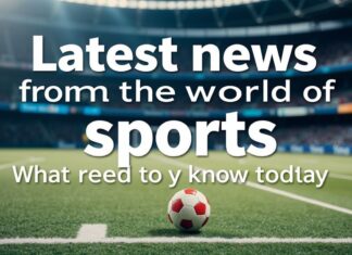 Siste nyheter fra sportens verden: Hva du trenger å vite i dag Latest news from the world of sports: What you need to know today